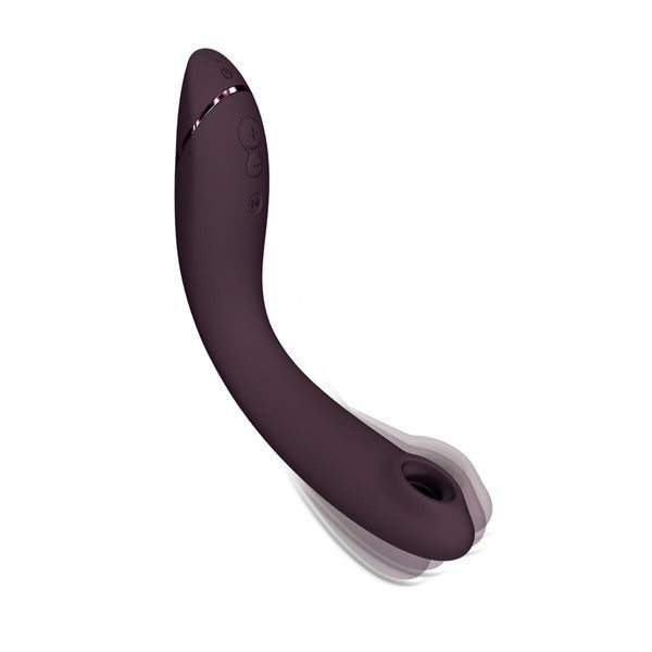 Вакуумный стимулятор для точки G и клитора с вибрацией Womanizer OG Aubergine, 12 уровней, 3 режима SX0531 фото