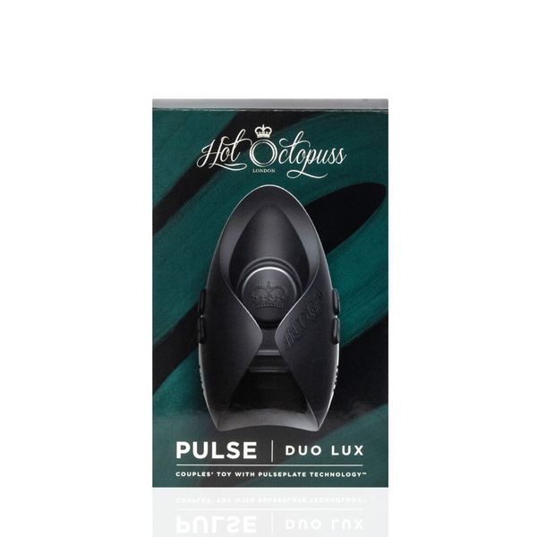 Игрушка для пар Hot Octopuss PULSE DUO LUX, пульсация+вибрация, использование без рук, 2 пульта SO8730 фото