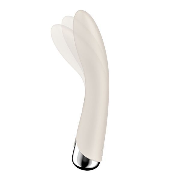 Вібратор точки G з обертанням Satisfyer Spinning Vibe 1 Beige, 2 мотори SX0560 фото