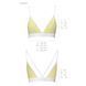 Спортивный топ с двойными бретелями Passion PS007 TOP L, yellow SO4275 фото 5