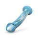 Скляний дилдо Gildo Ocean Ripple, об&rsquo;ємна головка, ідеально для точки G SO8893 фото 4