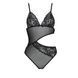 Боди с ажурным лифом Passion CHRISTA BODY L/XL, black SO5753 фото 3