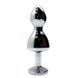 Металлическая анальная пробка Wooomy Lollypop Double Ball Metal Plug Red L диаметр 3,5, длина 10,5 с SO7420 фото 2
