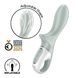 Анальный надувной вибратор Satisfyer Air Pump Booty 3, гибкий ствол SX2175 фото 1