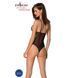 Боди с ажурным лифом Passion CHRISTA BODY L/XL, black SO5753 фото 2