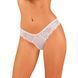 Полупрозрачные трусики Obsessive Heavenlly panties XS/S, открытые ягодицы SO8169 фото 1
