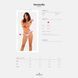 Полупрозрачные трусики Obsessive Heavenlly panties XS/S, открытые ягодицы SO8169 фото 7