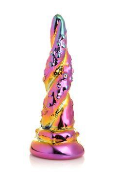 Фэнтезийный стеклянный фаллоимитатор Creature Cocks Enchanting Rainbow Glass Dildo, 16 см SX2223 фото