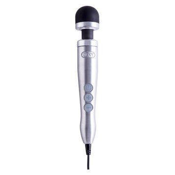 Вибромассажер DOXY Die Cast 3 Silver (Satin), очень мощный, питание 220В, металлический корпус SO2602 фото