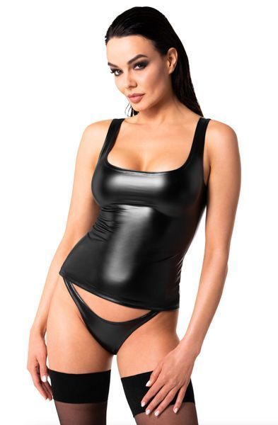 Топ Noir Handmade F346 Powerwetlook top - XXL SX2114 фото