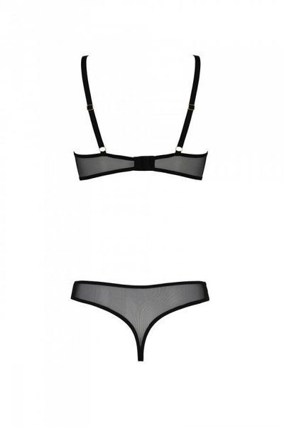 Эротическое боди Passion MARINA BODY, XXL/XXXL, beige, с открытыми чашками SO9716 фото