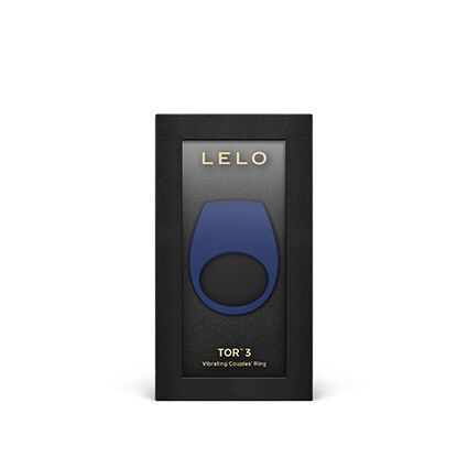 Эрекционное кольцо с вибрацией LELO Tor 3 Base Blue, управление со смартфона SX0701 фото