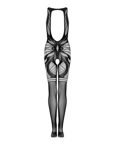 Сітчастий бодістокінг без рукавів Obsessive Bodystocking G331 S/M/L, black, з доступом SO7697 фото