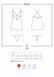 Сатиновый комплект для сна с кружевом Obsessive 828-CHE-1 chemise & thong L/XL, черный, сорочка SO7172 фото 7