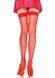 Панчохи-сітка зі швом Leg Avenue Backseam Thigh Highs Red, one size SO7976 фото 1