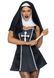 Костюм монашки Leg Avenue Naughty Nun L, платье, головной убор SO8552 фото 1