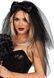 Фата невесты Leg Avenue Tiered bridal veil O/S Black SX2796 фото 3
