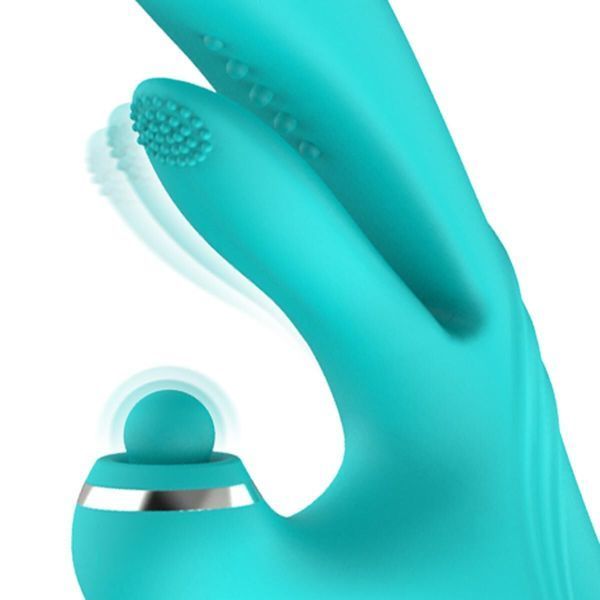 Вибратор-кролик Good Vibes Only - Lisa Thrusting Rabbit Vibrator with G-Spot Stimulator SX3066 фото