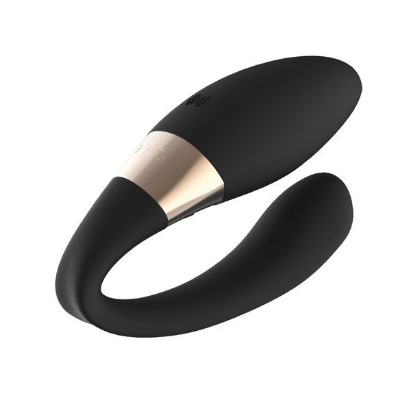Вибратор для пар LELO Tiani Duo Black, 2 мотора, пульт ДУ SO8117 фото