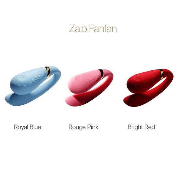 Смартвибратор для пар Zalo &mdash; Fanfan Royal Blue SO6668 фото