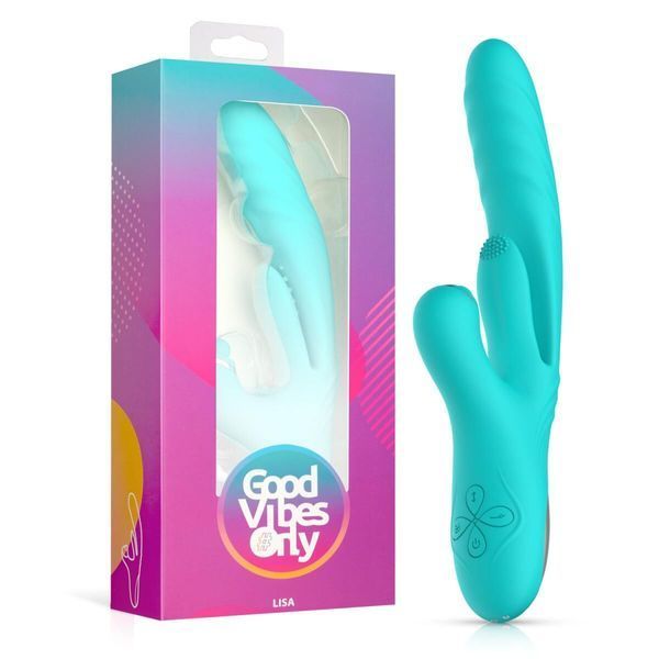 Вибратор-кролик Good Vibes Only - Lisa Thrusting Rabbit Vibrator with G-Spot Stimulator SX3066 фото