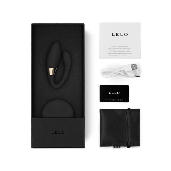 Вибратор для пар LELO Tiani Duo Black, 2 мотора, пульт ДУ SO8117 фото