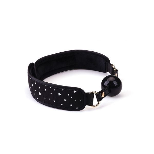 Набор Liebe Seele Stary Nights 7pcs Bondage Kit, фиксаторы, ошейник с поводком, кляп, флоггер, маска SO9508 фото