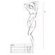 Бодистокинг Passion BS014 white, комбинезон, крупная сетка PBS014W фото 4
