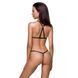 Комплект білизни зі стреп Passion Exclusive ARMANDA SET L/XL, black SO6374 фото 2