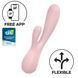 Смарт вібратор-кролик Satisfyer Mono Flex Mauve, 2 мотори, керування через інтернет SO3902 фото 1