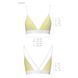 Спортивный топ с двойными бретелями Passion PS007 TOP M, yellow SO4276 фото 5
