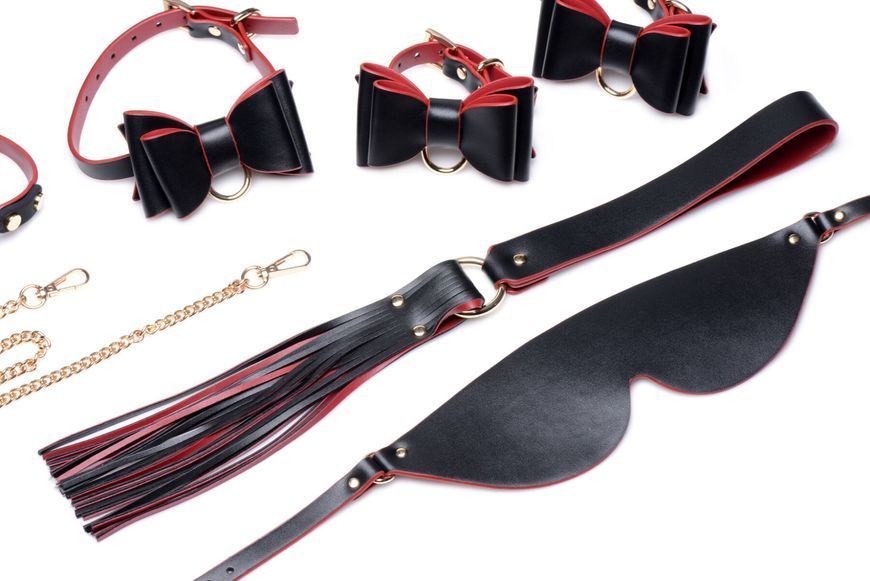 Набір БДСМ з дорожньою сумкою Master Series: Bow &mdash; Luxury BDSM Set With Travel Bag, 11 предметів SO8796 фото