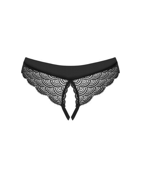 Трусики с доступом Obsessive Chemeris crotchless panties XL/2XL SO9766 фото