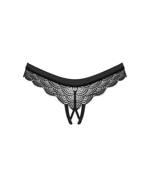 Трусики с доступом Obsessive Chemeris crotchless panties XL/2XL SO9766 фото
