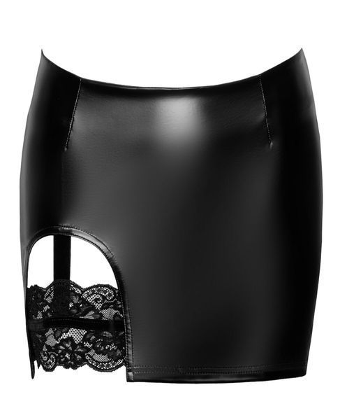 Юбка Noir Handmade F345 Powerwetlook skirt with garter - XXL SX2138 фото