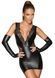 Сукня з мокрим ефектом Noir Handmade F212 Powerwetlook and lace minidress, L SX0077 фото 1