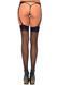 Прозрачные чулки со швом Leg Avenue Sheer backseam stockings Black, one size SO7911 фото 1