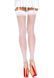 Прозрачные чулки со швом Leg Avenue Sheer backseam stockings White, one size SO7977 фото 1
