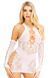 Мини-платье Leg Avenue Mini dress and matching gloves White One Size SX1068 фото 1