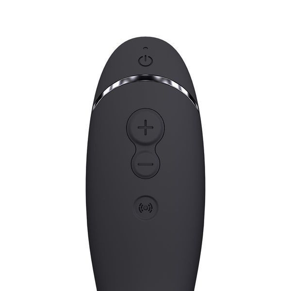 Вакуумный стимулятор для точки G и клитора с вибрацией Womanizer OG Dark Grey, 12 уровней, 3 режима SX0533 фото