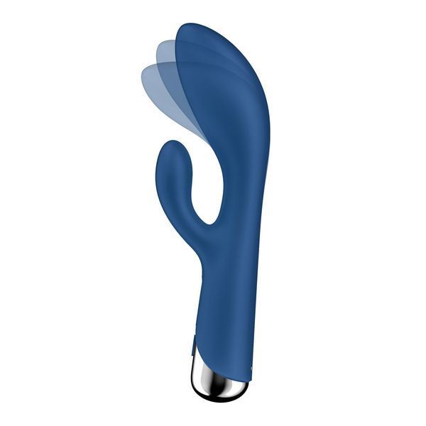 Вибратор-кролик с ротацией Satisfyer Spinning Rabbit 1 Blue, 3 мотора SX0562 фото