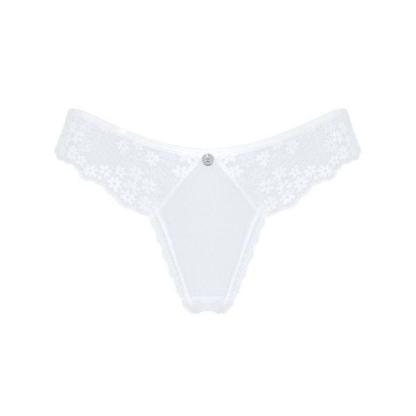 Полупрозрачные трусики Obsessive Heavenlly panties XL/2XL, открытые ягодицы SO8171 фото