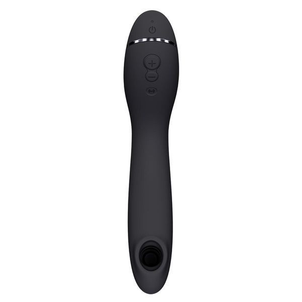 Вакуумный стимулятор для точки G и клитора с вибрацией Womanizer OG Dark Grey, 12 уровней, 3 режима SX0533 фото