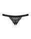 Кружевные танга с доступом Obsessive 828-THC-1 crotchless thong S/M, черные SO7173 фото 5