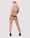 Кружевные танга с доступом Obsessive 828-THC-1 crotchless thong S/M, черные SO7173 фото 4