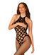 Сітчастий бодістокінг з імітацією боді Obsessive Bodystocking G332 S/M/L, black, з доступом SO7698 фото 1