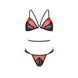 Комплект белья Passion PEONIA SET XXL/XXXL red, бра, трусики SO8468 фото 3