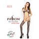 Бодистокинг Passion BS016 black, комбинезон, имитация топа и чулок PBS016B фото 5