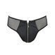 Чоловічі сліпи на блискавці Passion 042 SLIP TIMMY S/M Black, екошкіра, сітка SO7598 фото 5