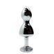 Металлическая анальная пробка Wooomy Lollypop Double Ball Metal Plug Blue M диаметр 3,1, длина 9,4 с SO7422 фото 2